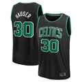 Tlead B.Celtics #30 Sam Hauser Black Fast Break Replica Player Jerseys - Statement Edition