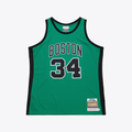Tlead B.Celtics #34 Paul Pierce Mitchell & Ness Kelly Green 2007-08 Hardwood Classics Authentic Jerseys