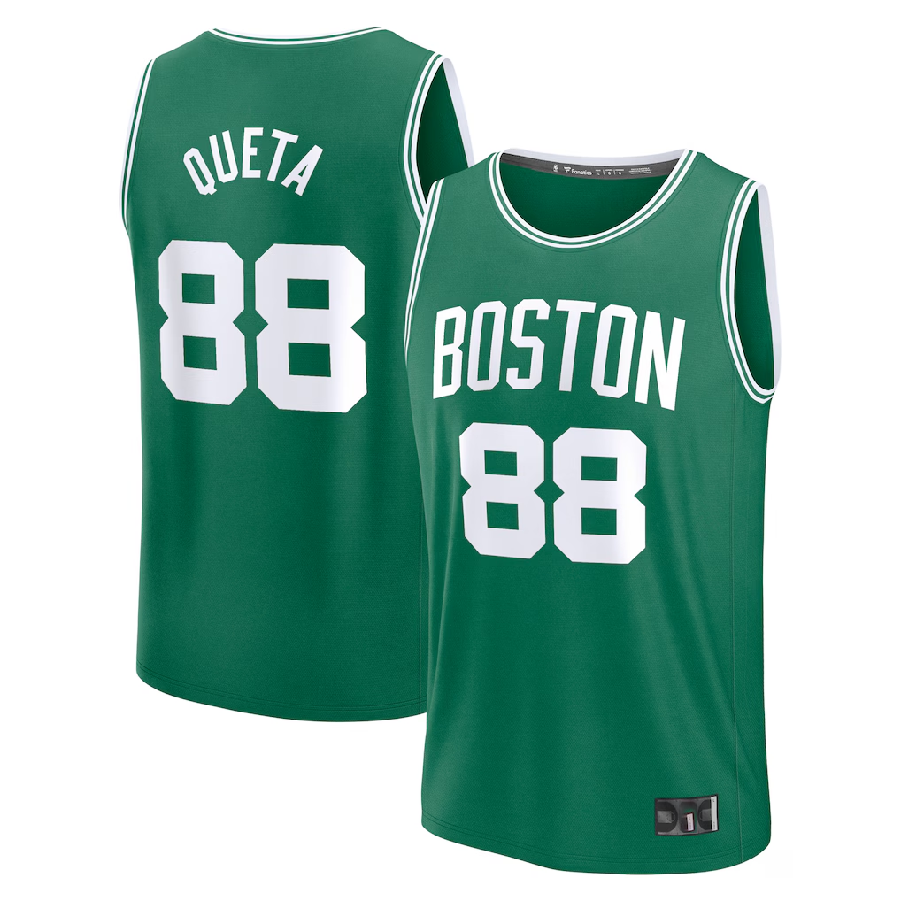 Tlead B.Celtics #88 Neemias Queta Kelly Green Fast Break Replica Player Jerseys - Icon Edition