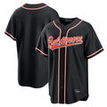 Tlead B.Orioles Black Out Fashion Home Game Blank Player Stitched Jerseys
