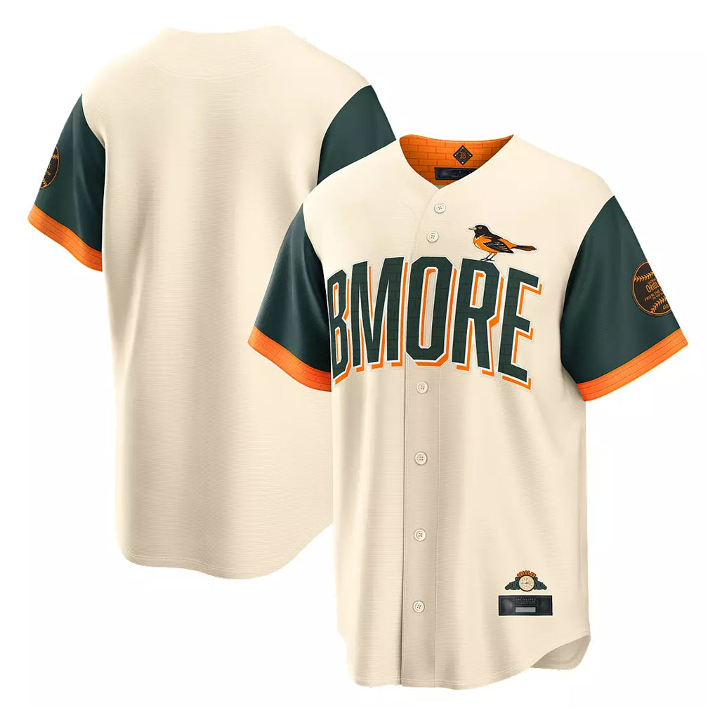 Tlead B.Orioles Cream 2026 City Connect Home Blank Player Stitched Jerseys