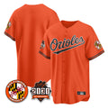 Tlead B.Orioles Orange 30th Anniversary of 2131 Home Game Blank Player Stitched Jerseys