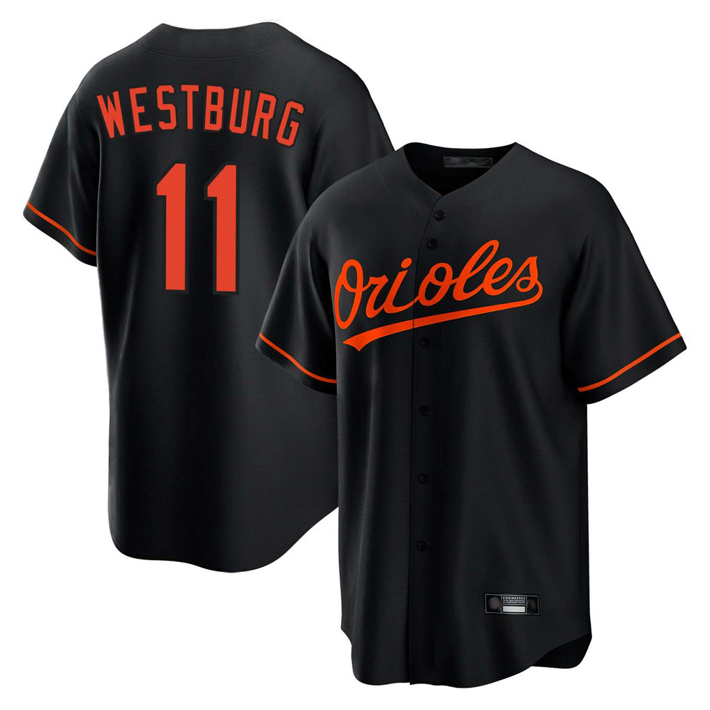 Tlead B.Orioles #11 Jordan Westburg Player Black Home Game Stitched Jerseys