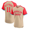Tlead B.Orioles #11 Jordan Westburg Player Cream American League All-Star Limited Elite Home Game Stitched Jerseys
