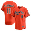 Tlead B.Orioles #11 Jordan Westburg Player Orange Limited Home Game Stitched Jerseys