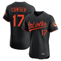 Tlead B.Orioles #17 Colton Cowser Player Black Limited Elite Home Game Stitched Jerseys