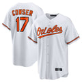 Tlead B.Orioles #17 Colton Cowser Player White Home Game Stitched Jerseys