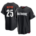 Tlead B.Orioles #25 Pete Alonso Player Black City Connect Home Game Stitched Jerseys