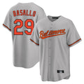 Tlead B.Orioles #29 Samuel Basallo Player Gray Home Game Stitched Jerseys