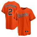 Tlead B.Orioles #2 Gunnar Henderson Player Orange Home Game Stitched Jerseys