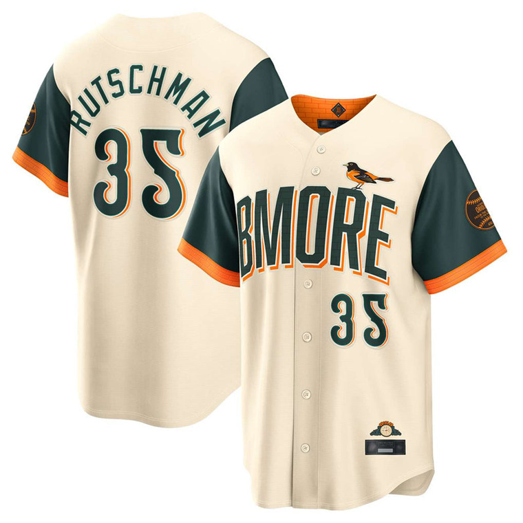 Tlead B.Orioles #35 Adley Rutschman Player Cream 2026 City Connect Home Game Stitched Jerseys