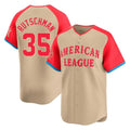 Tlead B.Orioles #35 Adley Rutschman Player Cream American League All-Star Limited Home Game Stitched Jerseys