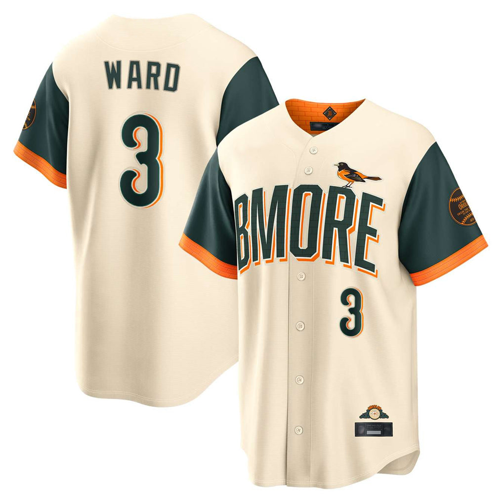 Tlead B.Orioles #3 Taylor Ward Player Cream 2026 City Connect Home Game Stitched Jerseys