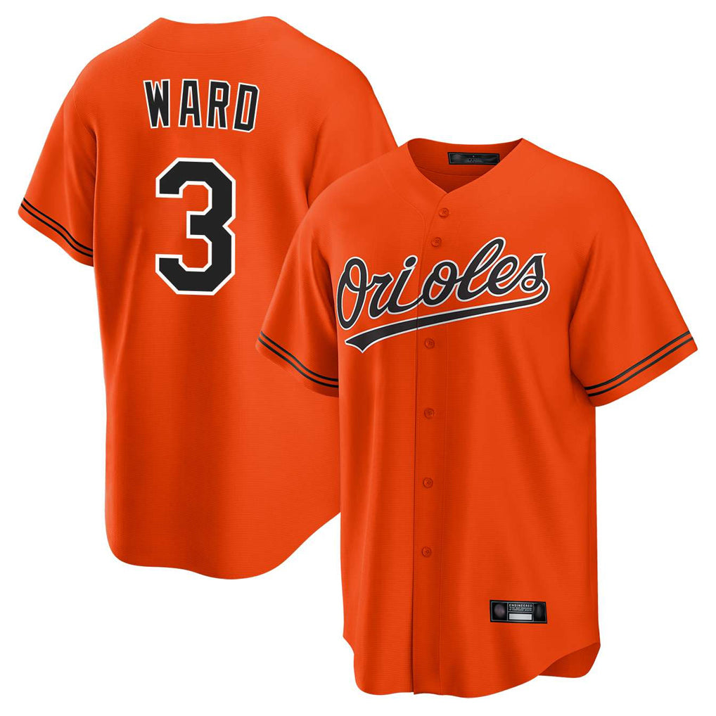 Tlead B.Orioles #3 Taylor Ward Player Orange Home Game Stitched Jerseys