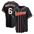 Tlead B.Orioles #6 Ryan Mountcastle Player Black Out Home Game Stitched Jerseys
