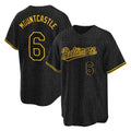 Tlead B.Orioles #6 Ryan Mountcastle Player Black Snake Skin City Home Game Stitched Jerseys