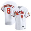 Tlead B.Orioles #6 Ryan Mountcastle Player White Limited Home Game Stitched Jerseys