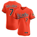 Tlead B.Orioles #7 Jackson Holliday Player Orange Limited Elite Home Game Stitched Jerseys