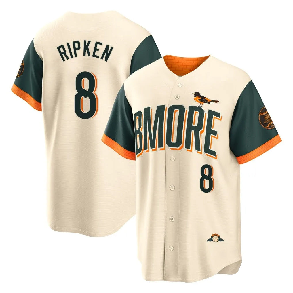 Tlead B.Orioles #8 Cal Ripken Player Cream 2026 City Connect Home Game Stitched Jerseys