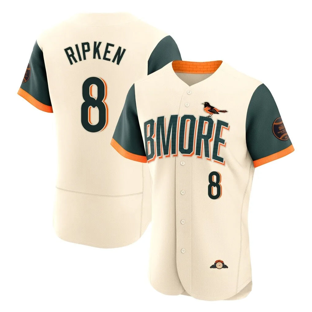 Tlead B.Orioles #8 Cal Ripken Player Cream 2026 City Connect Limited Elite Home Game Stitched Jerseys
