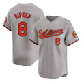 Tlead B.Orioles #8 Cal Ripken Player Gray Limited Home Game Stitched Jerseys