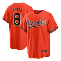 Tlead B.Orioles #8 Cal Ripken Player Orange Home Game Stitched Jerseys