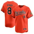 Tlead B.Orioles #8 Cal Ripken Player Orange Limited Home Game Stitched Jerseys