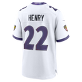 Tlead B.Ravens #22 Derrick Henry White Game Stitched Jerseys