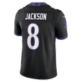 Tlead B.Ravens #8 Lamar Jackson Black Alternate Alternate Vapor F.U.S.E. Stitched Limited Jerseys