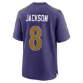Tlead B.Ravens #8 Lamar Jackson Purple Alternate Game Stitched Jerseys