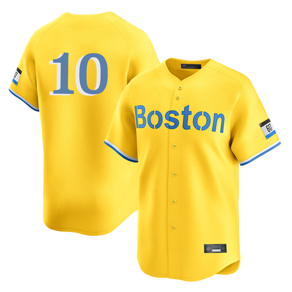 Tlead B.Red Sox #10 Trevor Story Player Black Home Game Stitched Jerseys