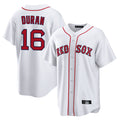 Tlead B.Red Sox #16 Jarren Duran Player White Home Game Stitched Jersey