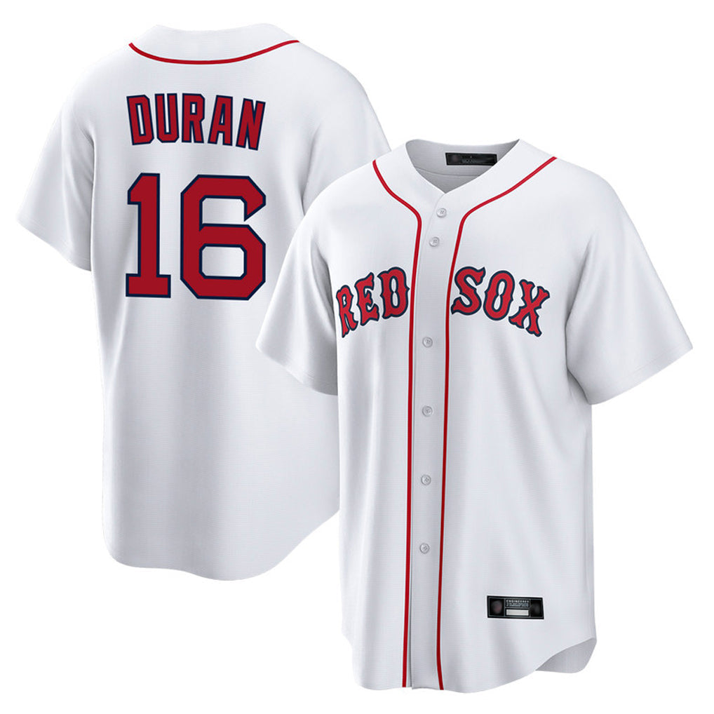 Tlead B.Red Sox #16 Jarren Duran Player White Home Game Stitched Jersey