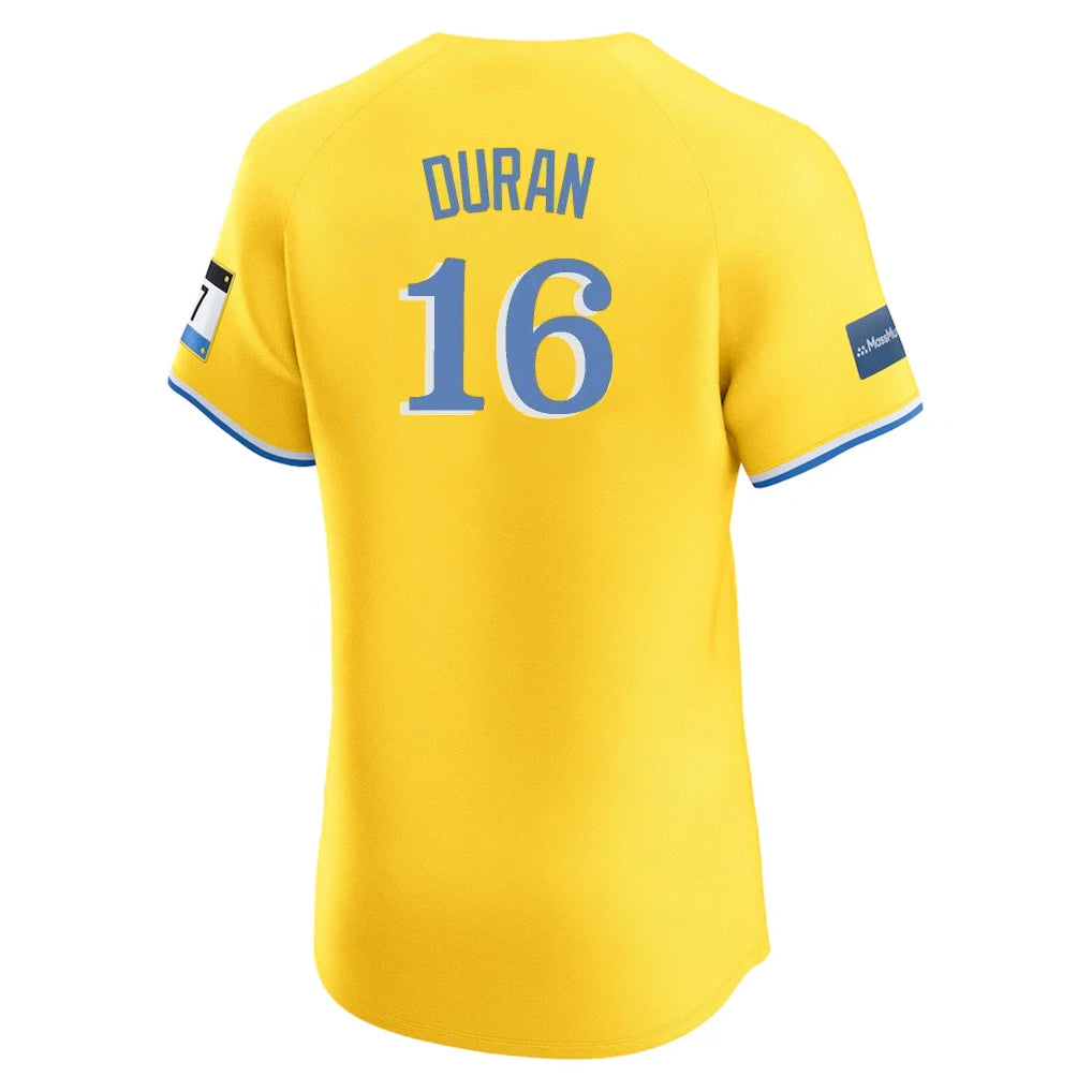 Tlead B.Red Sox #16 Jarren Duran Player Yellow Limited Elite Home Game Stitched Jerseys