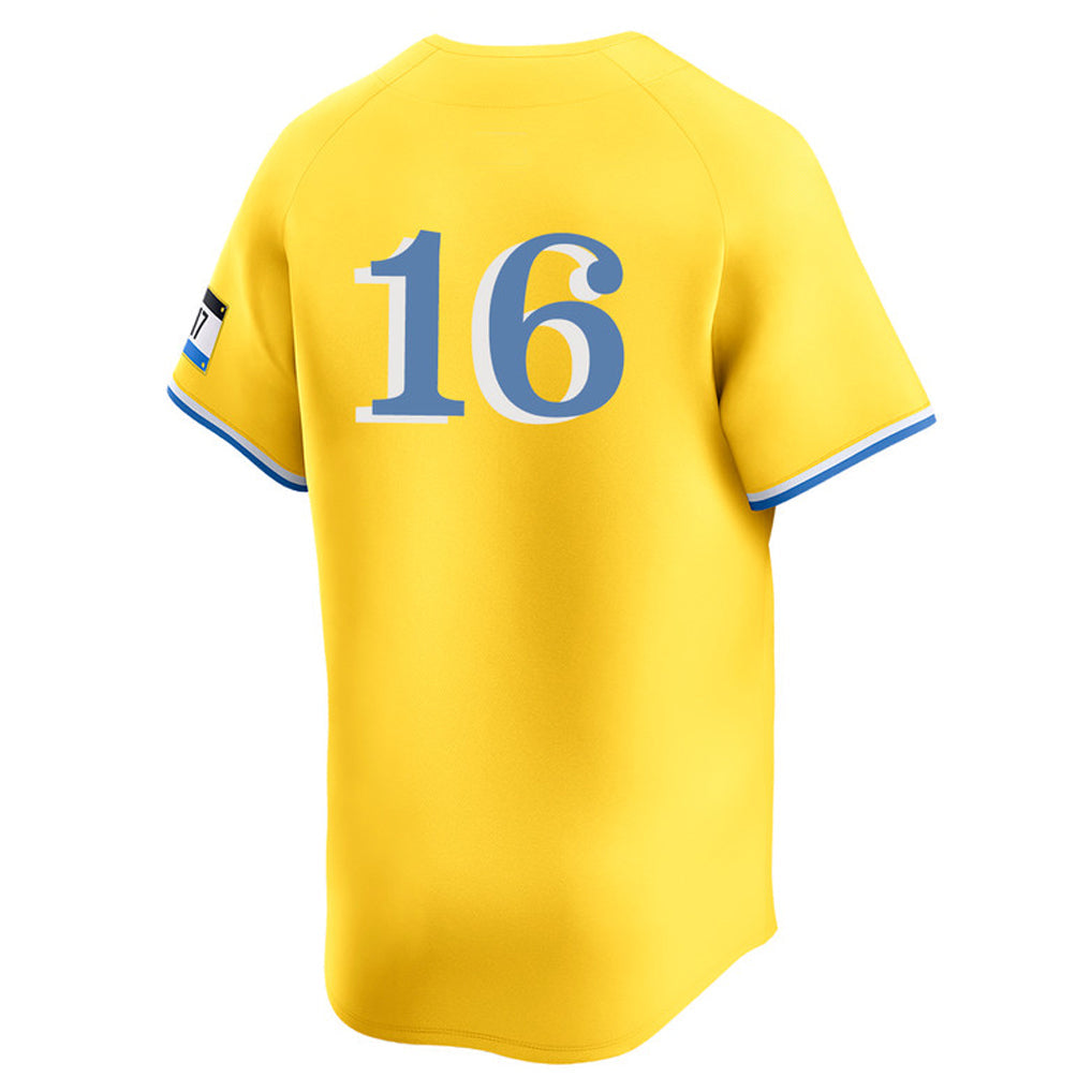 Tlead B.Red Sox #16 Jarren Duran Player Yellow Limited Home Game Stitched Jerseys