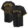 Tlead B.Red Sox #22 Garrett Whitlock Player Black Snake Skin City Home Game Stitched Jerseys