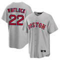 Tlead B.Red Sox #22 Garrett Whitlock Player Gray Road Home Game Stitched Jerseys