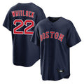 Tlead B.Red Sox #22 Garrett Whitlock Player Navy Home Game Stitched Jerseys