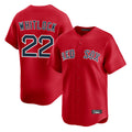 Tlead B.Red Sox #22 Garrett Whitlock Player Red Limited Home Game Stitched Jerseys