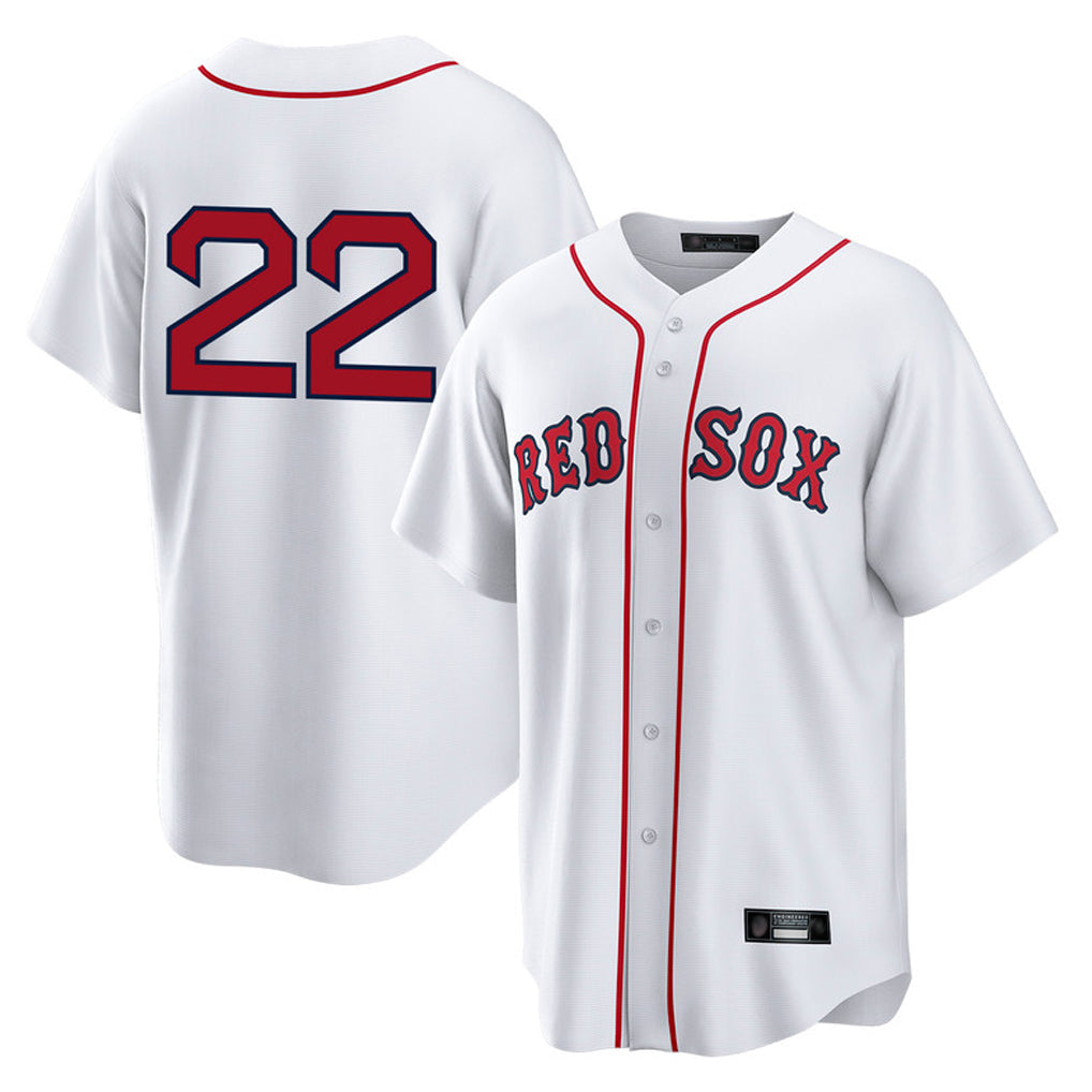 Tlead B.Red Sox #22 Garrett Whitlock Player White Home Game Stitched Jerseys