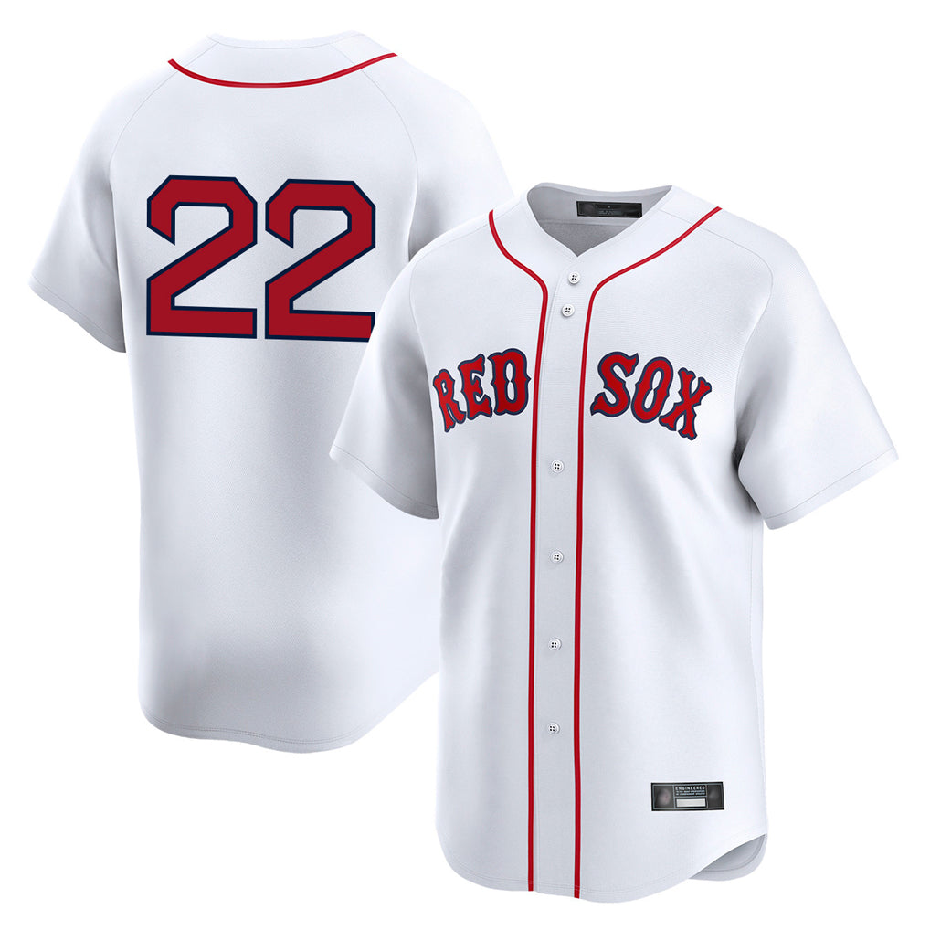 Tlead B.Red Sox #22 Garrett Whitlock Player White Limited Home Game Stitched Jerseys