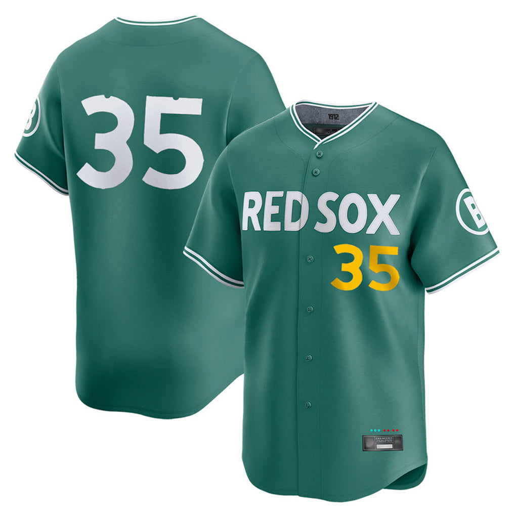 Tlead B.Red Sox #35 Garrett Crochet Player Green City Connect Limited Home Game Stitched Jerseys