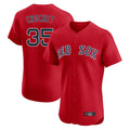 Tlead B.Red Sox #35 Garrett Crochet Player Red Limited Elite Home Game Stitched Jerseys