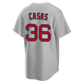 Tlead B.Red Sox #36 Triston Casas Player Gray Road Home Game Stitched Jersey