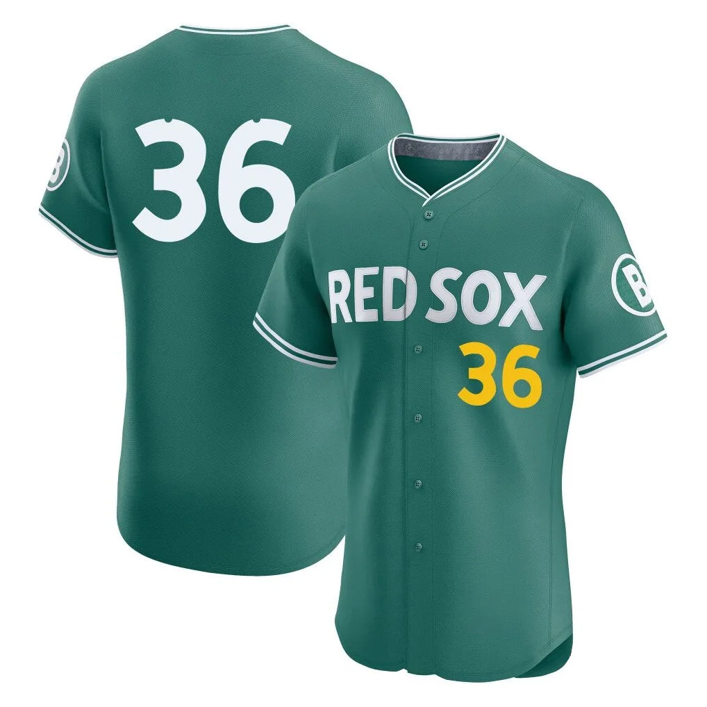 Tlead B.Red Sox #36 Triston Casas Player Green City Connect Limited Elite Home Game Stitched Jersey