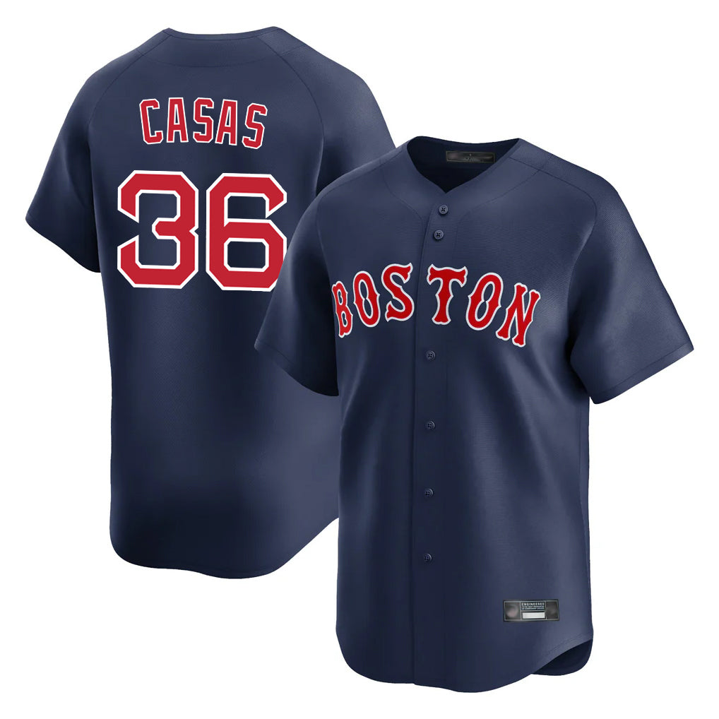 Tlead B.Red Sox #36 Triston Casas Player Navy Limited Home Game Stitched Jersey
