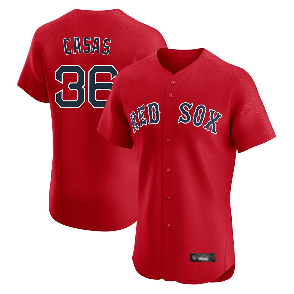 Tlead B.Red Sox #36 Triston Casas Player Red Limited Elite Home Game Stitched Jersey