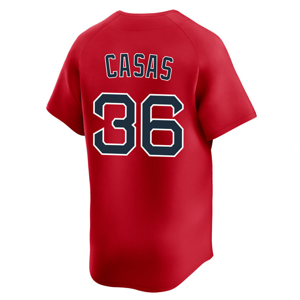Tlead B.Red Sox #36 Triston Casas Player Red Limited Home Game Stitched Jerseys