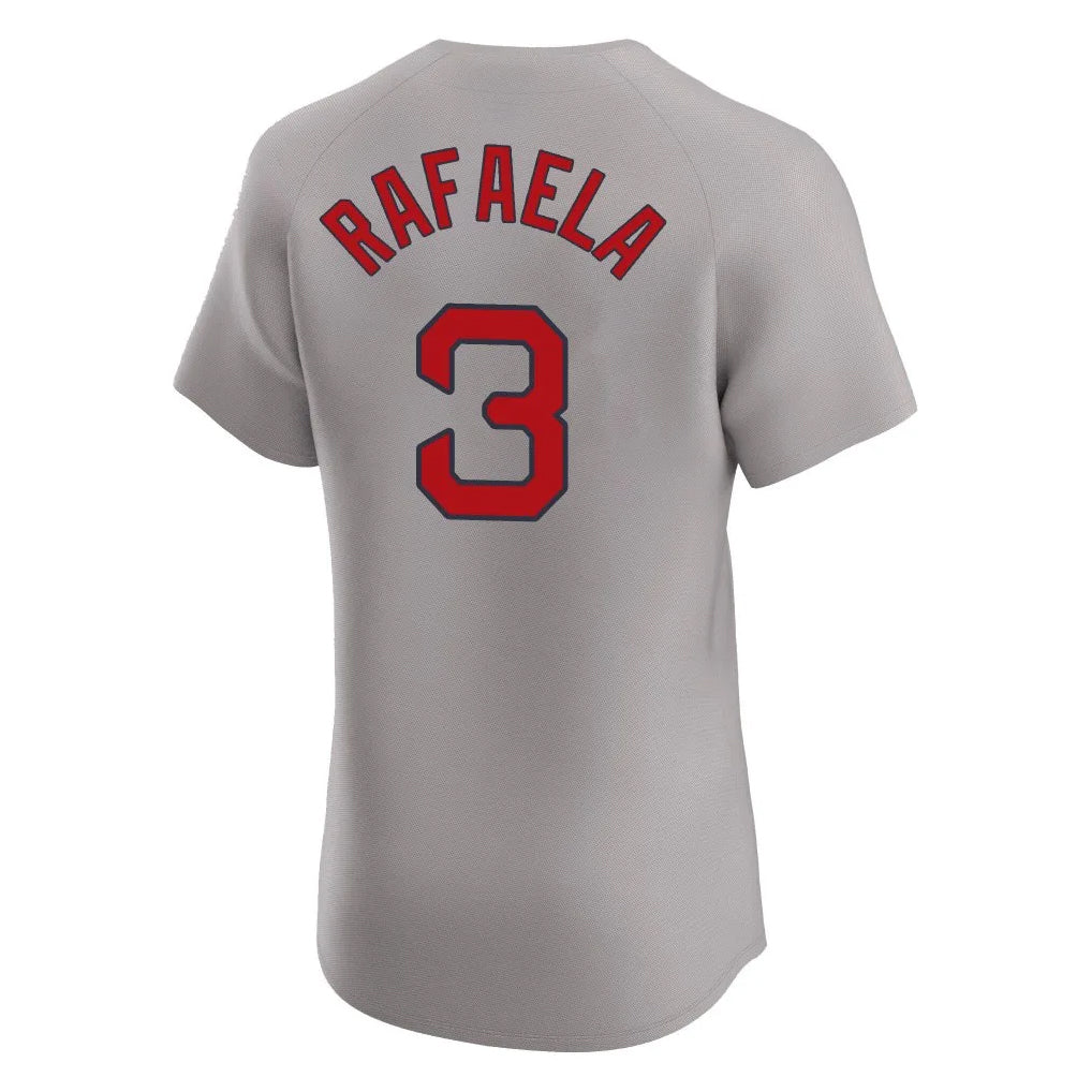 Tlead B.Red Sox #3 Ceddanne Rafaela Player Gray Road Limited Elite Home Game Stitched Jerseys