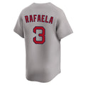 Tlead B.Red Sox #3 Ceddanne Rafaela Player Gray Road Limited Home Game Stitched Jerseys